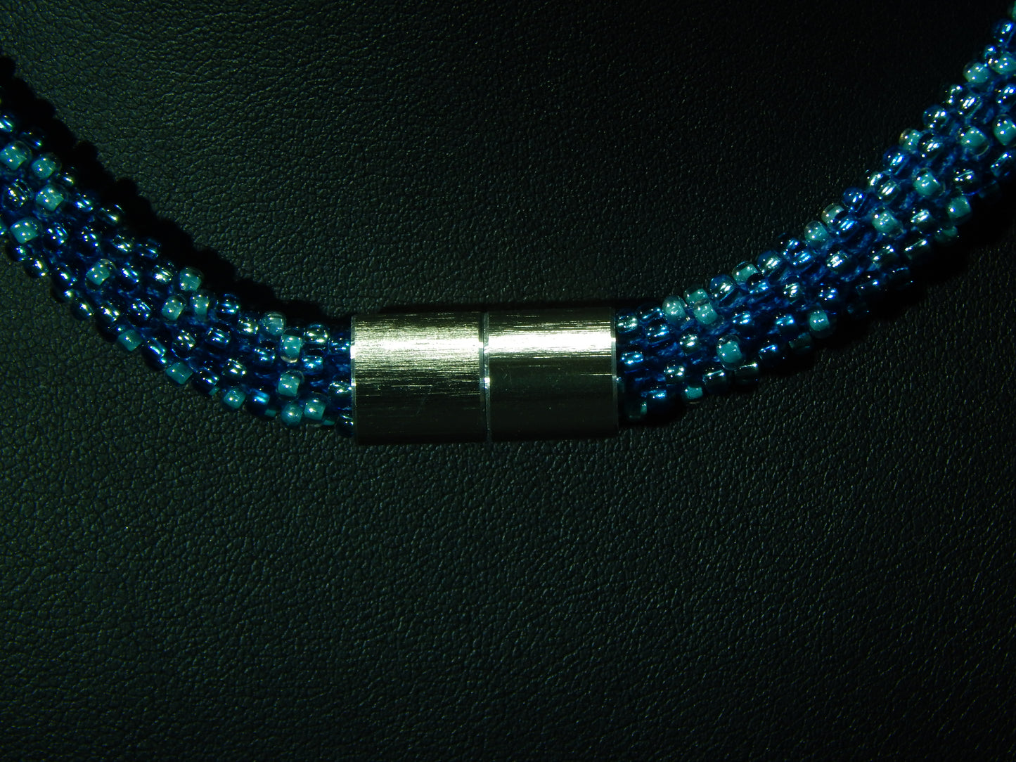 türkis-blaufarbene Kette, Unikat